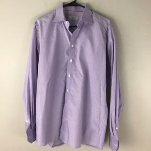 Eton men’s purple dress shirt size 16.5